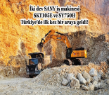 İş Makinası - İKİ DEV SANY SKT105E VE SY750H, TÜRKİYE’DE İLK KEZ BİR ARAYA GELDİ Forum Makina